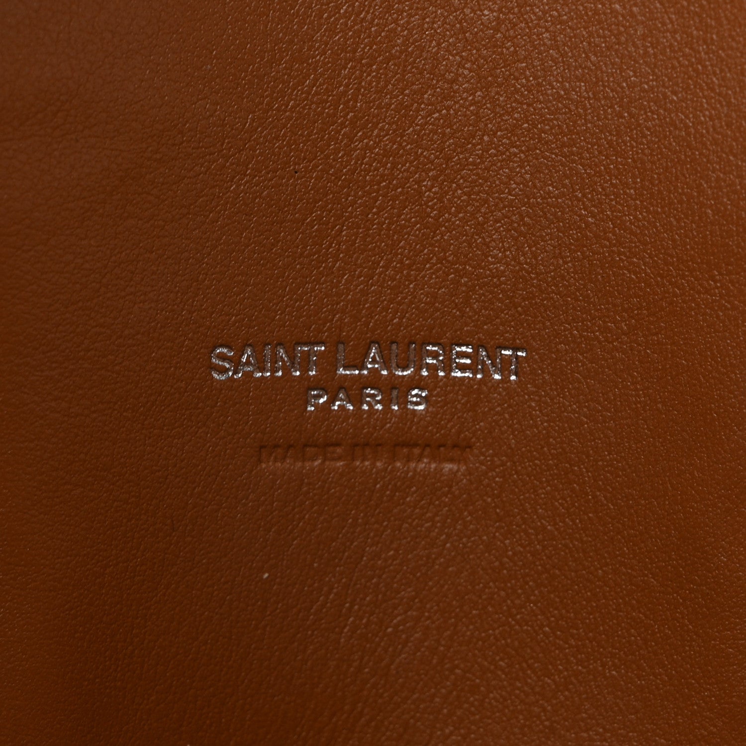 Grained Calfskin Small Sac De Jour Saddle Brown