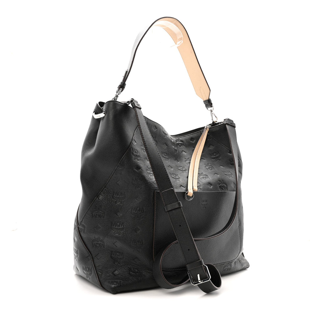 Calfskin Ottomar Large Klara Hobo Black