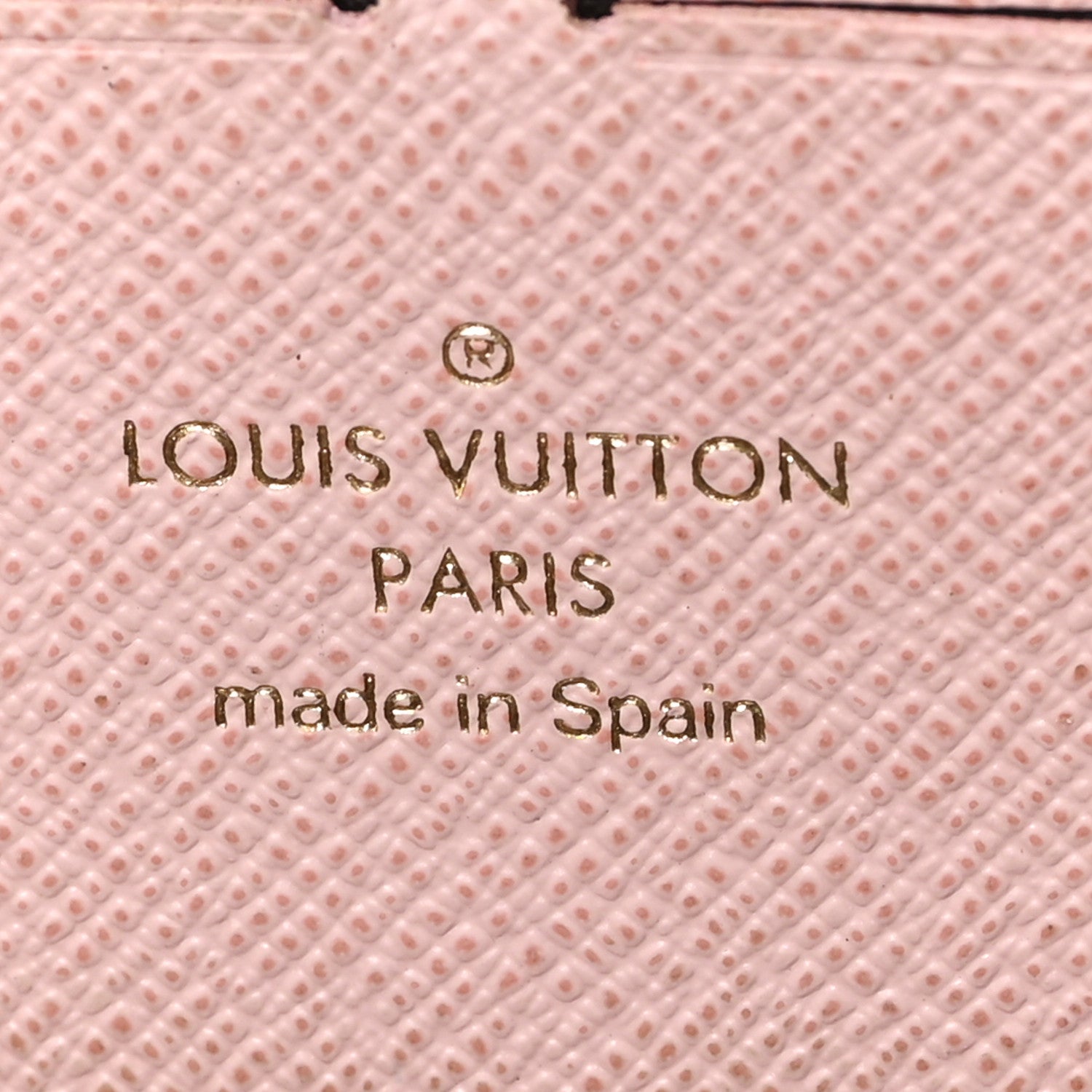 Monogram Clemence Wallet Rose Ballerine