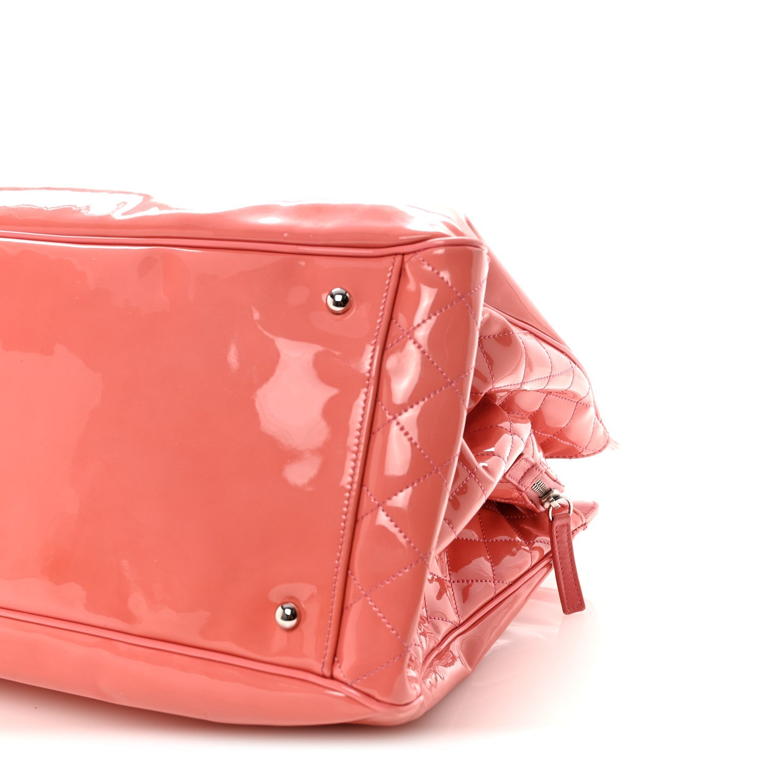 Vinyl Lipstick Ligne Tote Pink