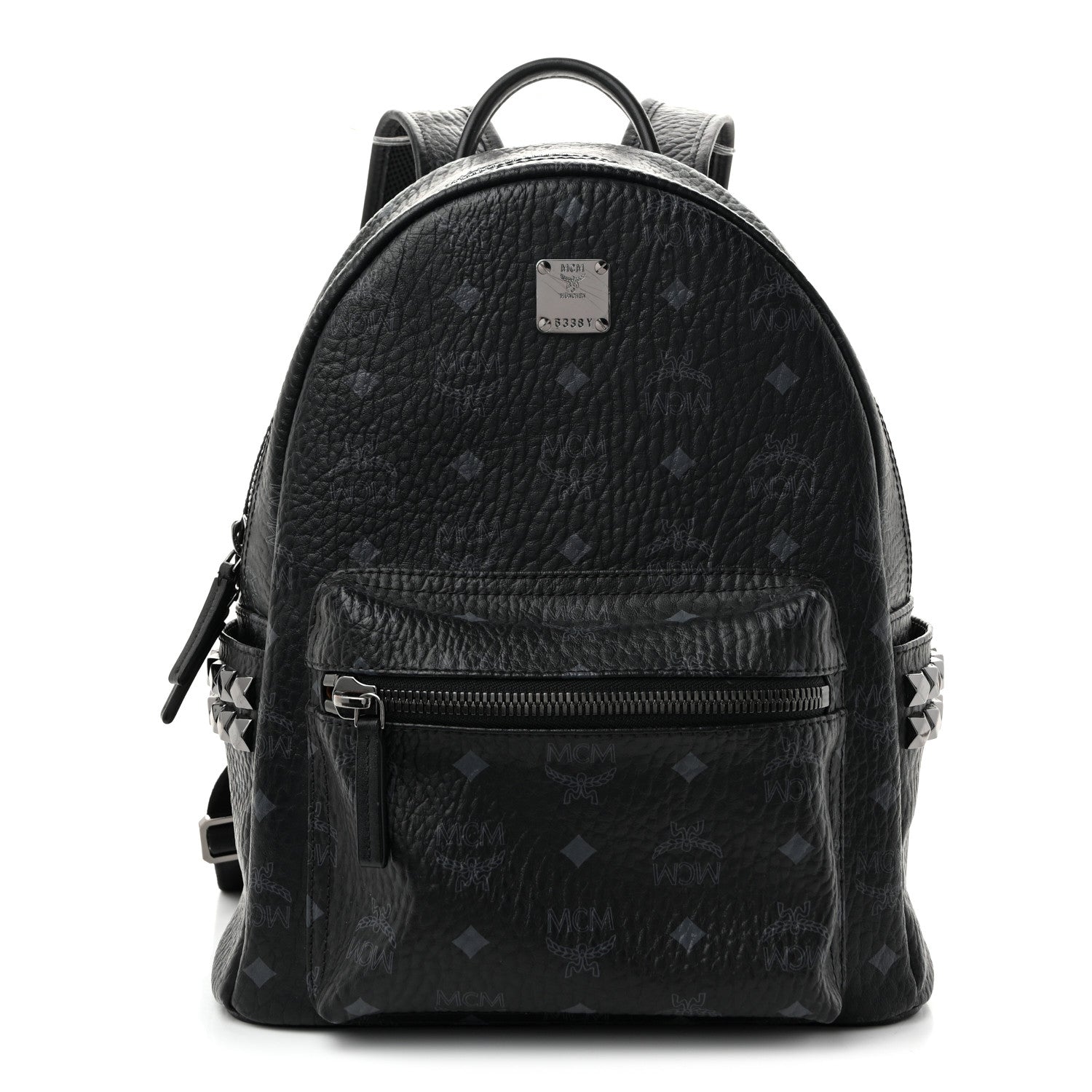 Visetos Small Side Stud Stark Backpack Black