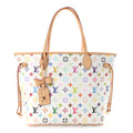 LV X TM Monogram Multicolor Neverfull MM White