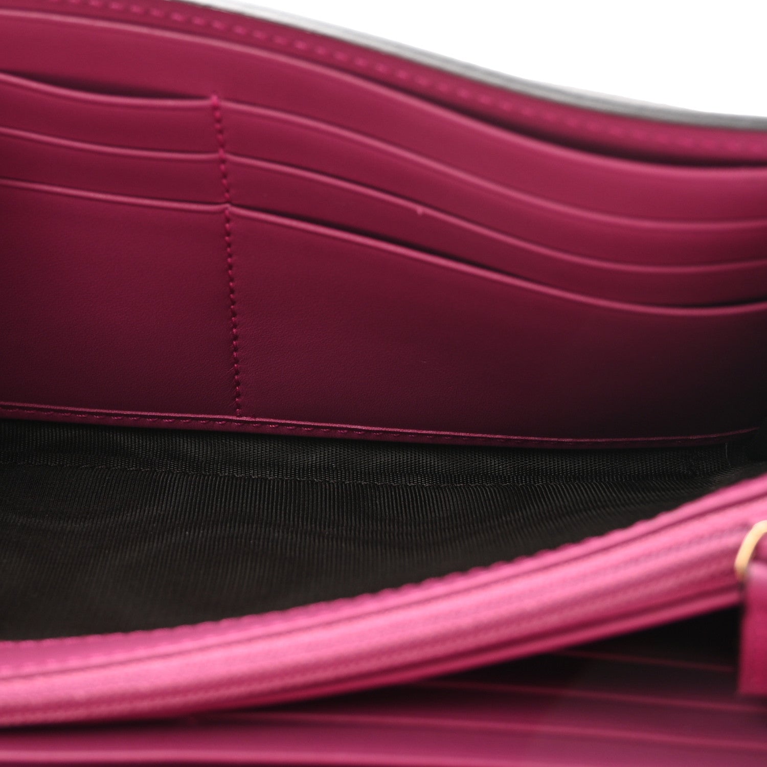 GG Supreme Monogram Calfskin Continental Wallet Beige Ebony Hibiscus Red New Rosette