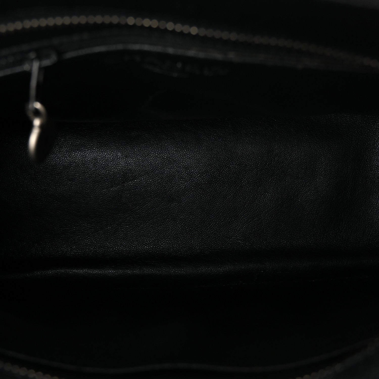 Caviar Quilted Medallion Tote Black
