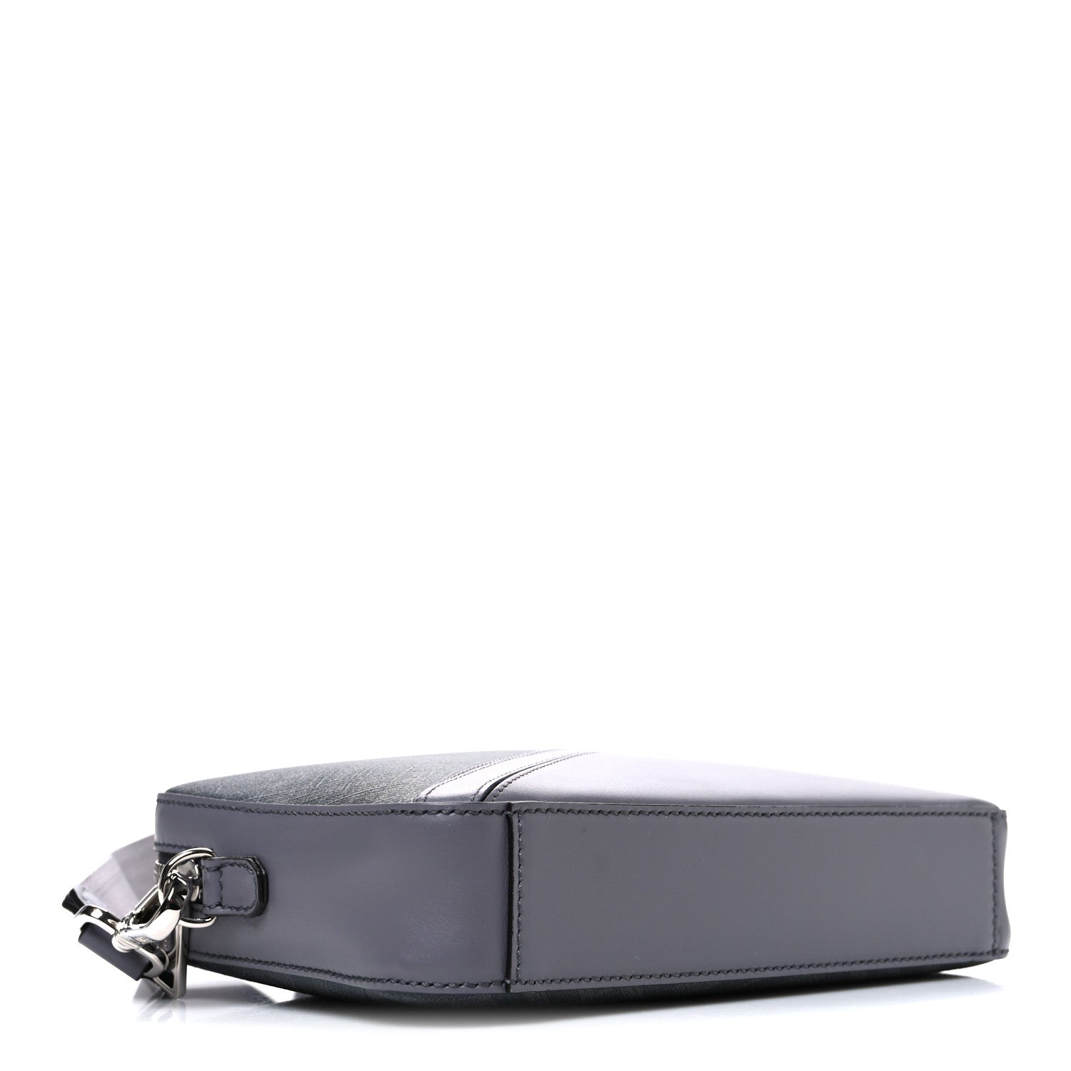 Glazed Fabric Vitello Liberty FF 1974 Diagonal Medium Camera Case Grey