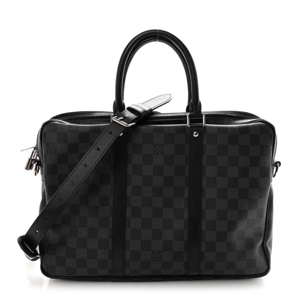 Damier Graphite Porte Documents Voyage PM