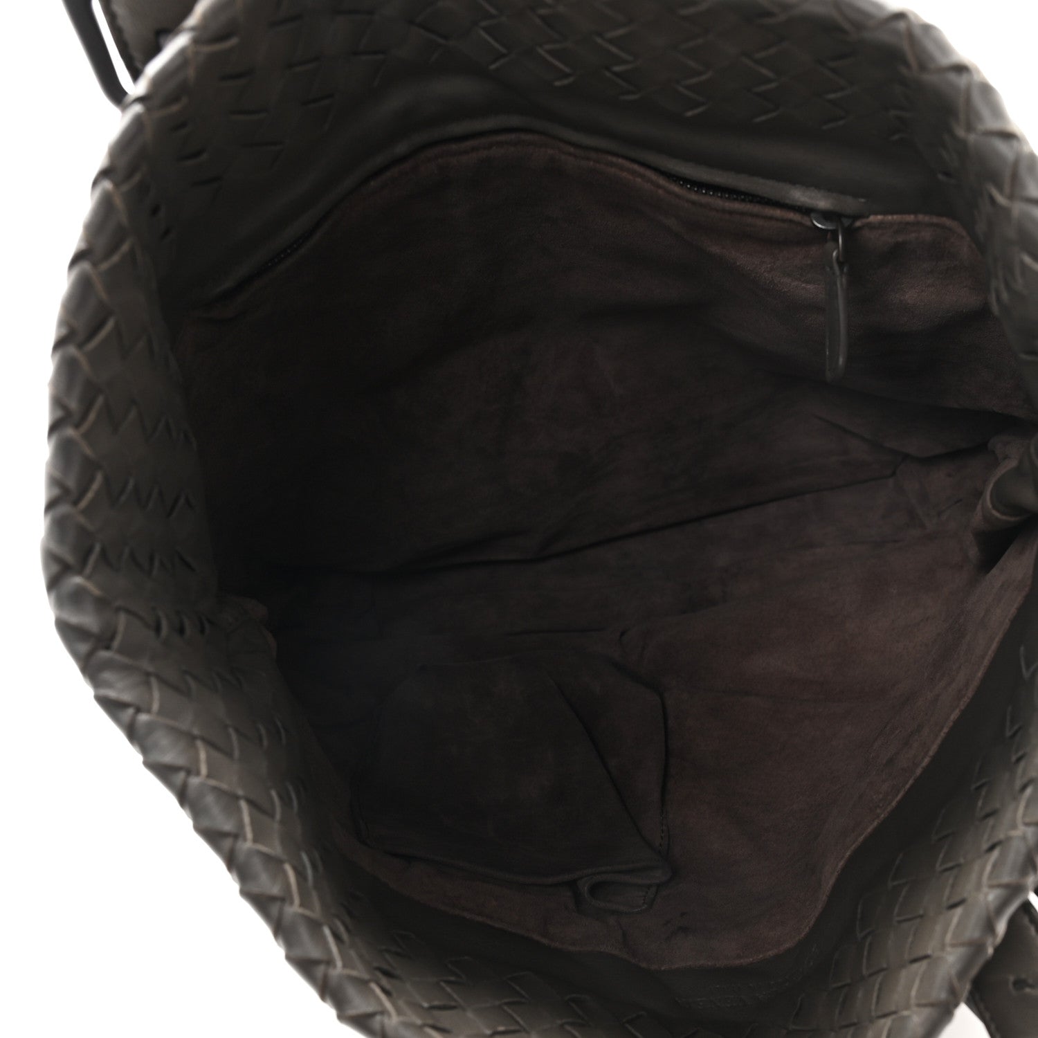 Nappa Intrecciato Small Seamless Tote  Grey
