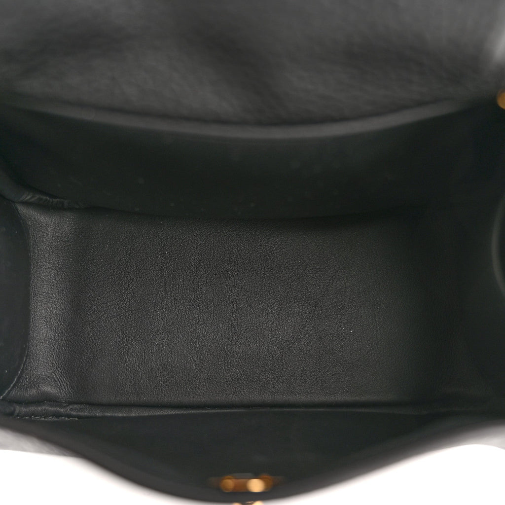 Taurillon Clemence Mini Lindy 20 Black