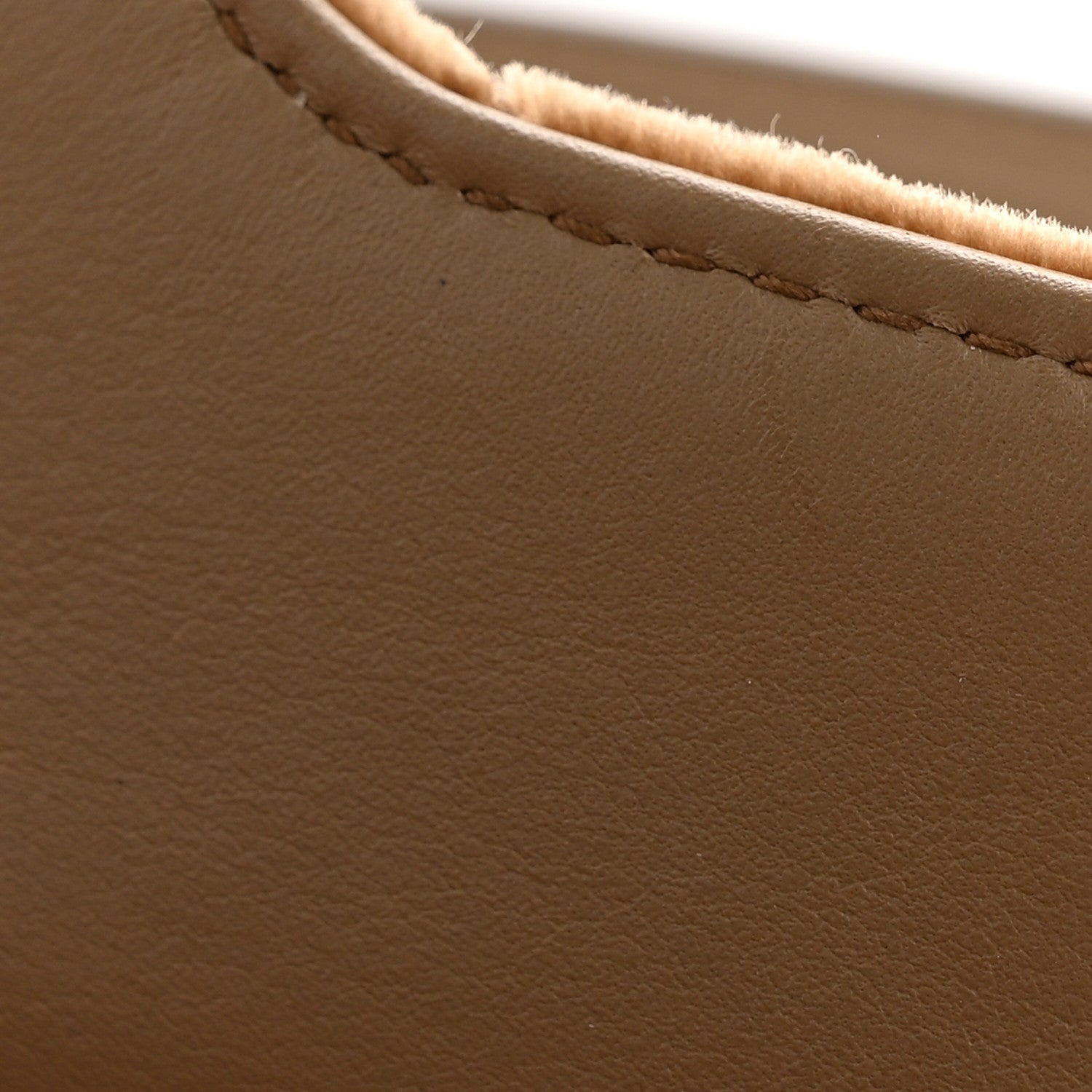 Velvet Matelasse Mini GG Marmont Shoulder Bag Taupe