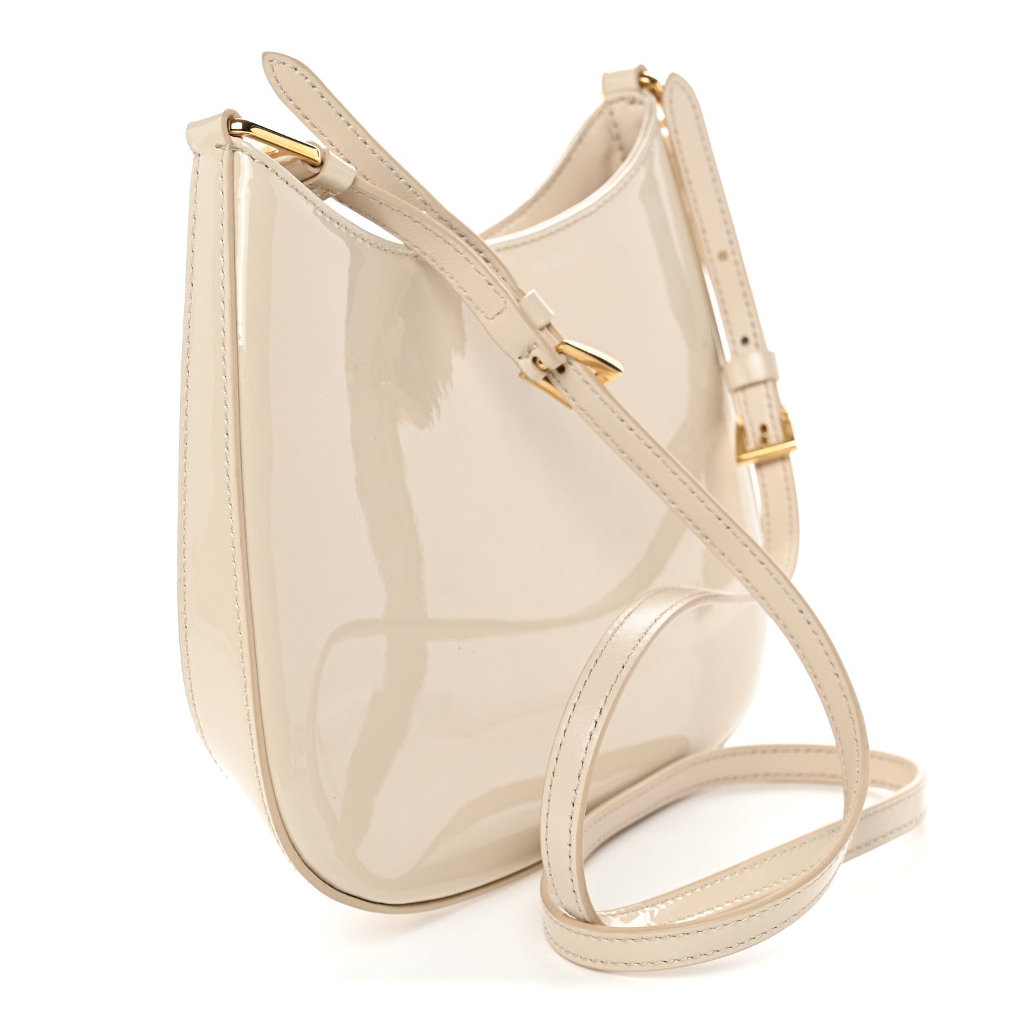 Spazzolato Cleo Shoulder Bag Avorio