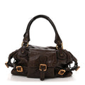 Calfskin Paddington Front Pocket Tote Chocolate