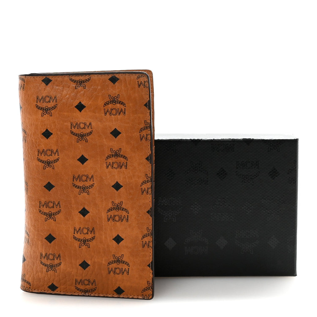 Visetos Bi-Fold Long Wallet Cognac