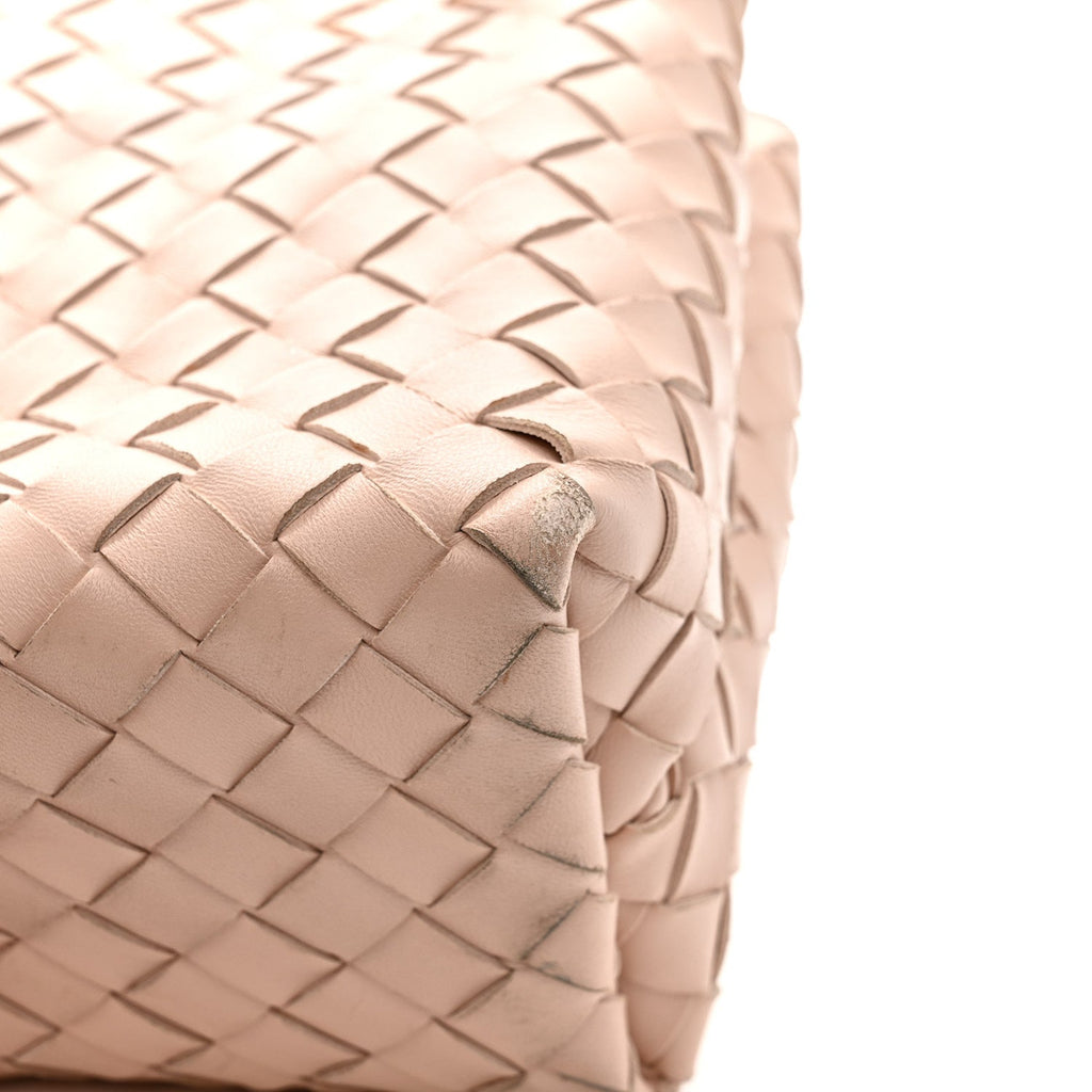 Nappa Intrecciato Small Andiamo Shoulder Bag Lotus