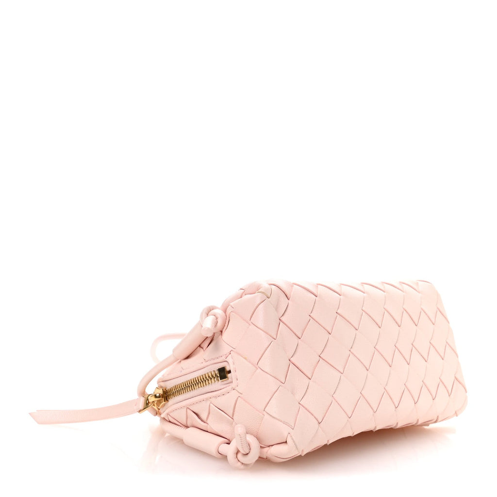 Nappa Intrecciato Concert Pouch Seashell