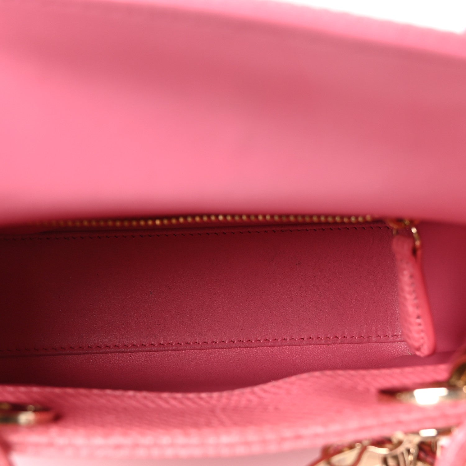 Lizard Mini Lady Dior Pink