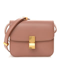 Box Calfskin Teen Classic Box Flap Bag Antique Rose