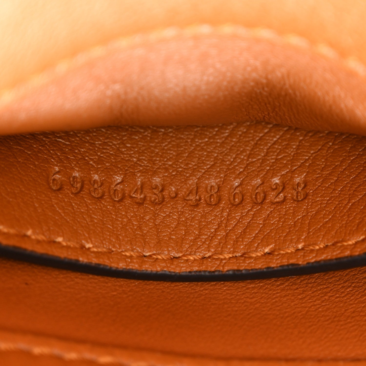 Roxy Calfskin Web Mini Blondie Shoulder Bag Cognac