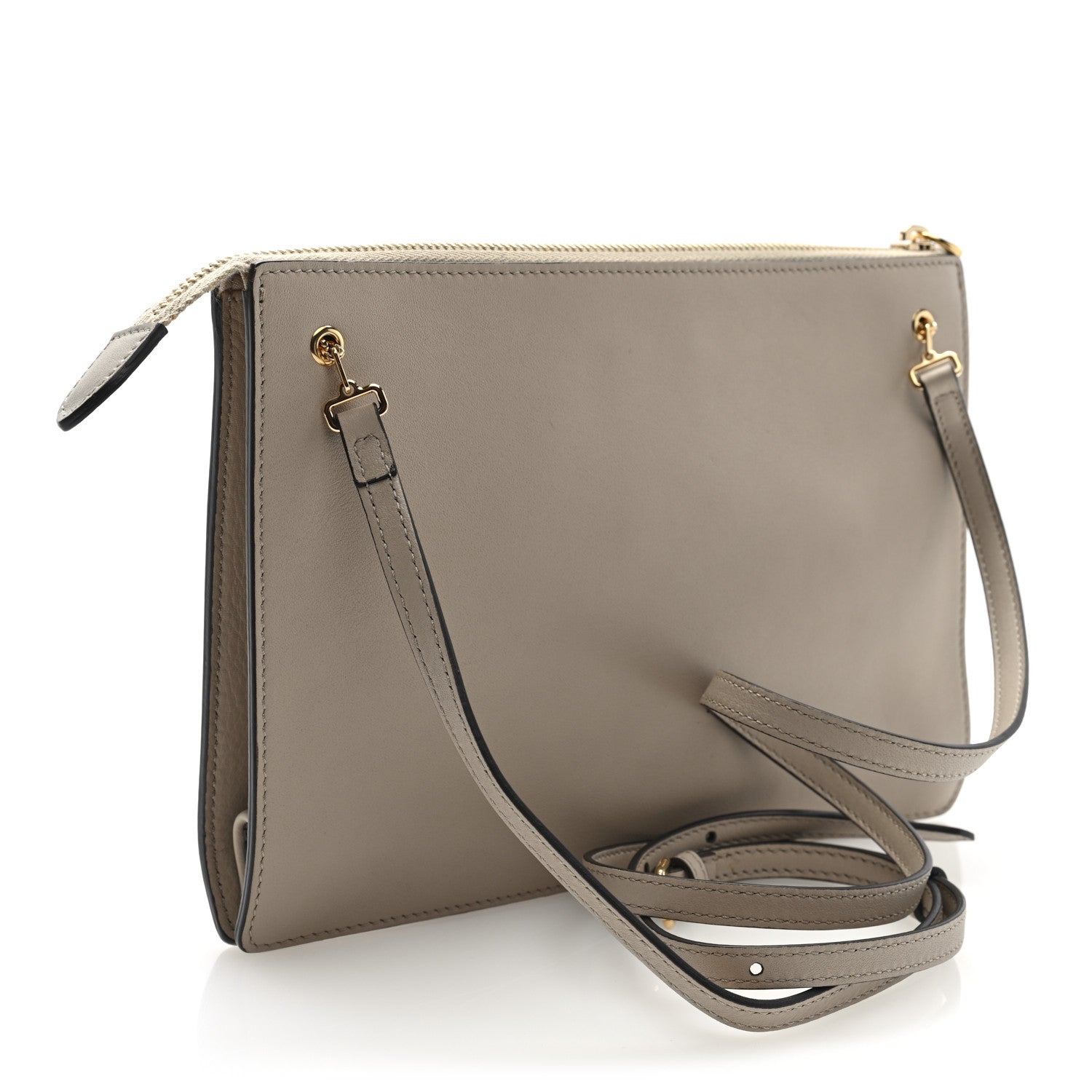 Vitello Dolce Studded Mini 2Jours Pouch Cuoio Multicolor