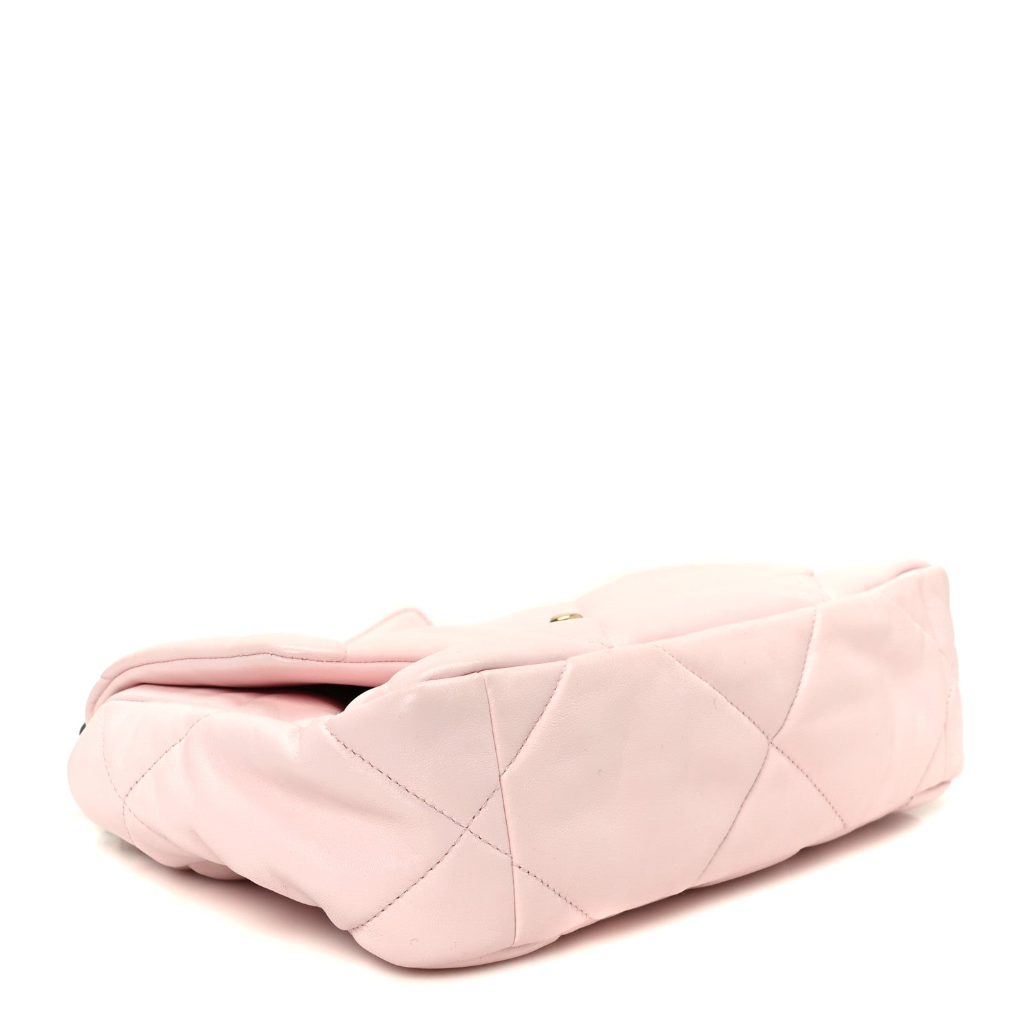 Lambskin Quilted Medium Chanel 19 Flap Light Pink