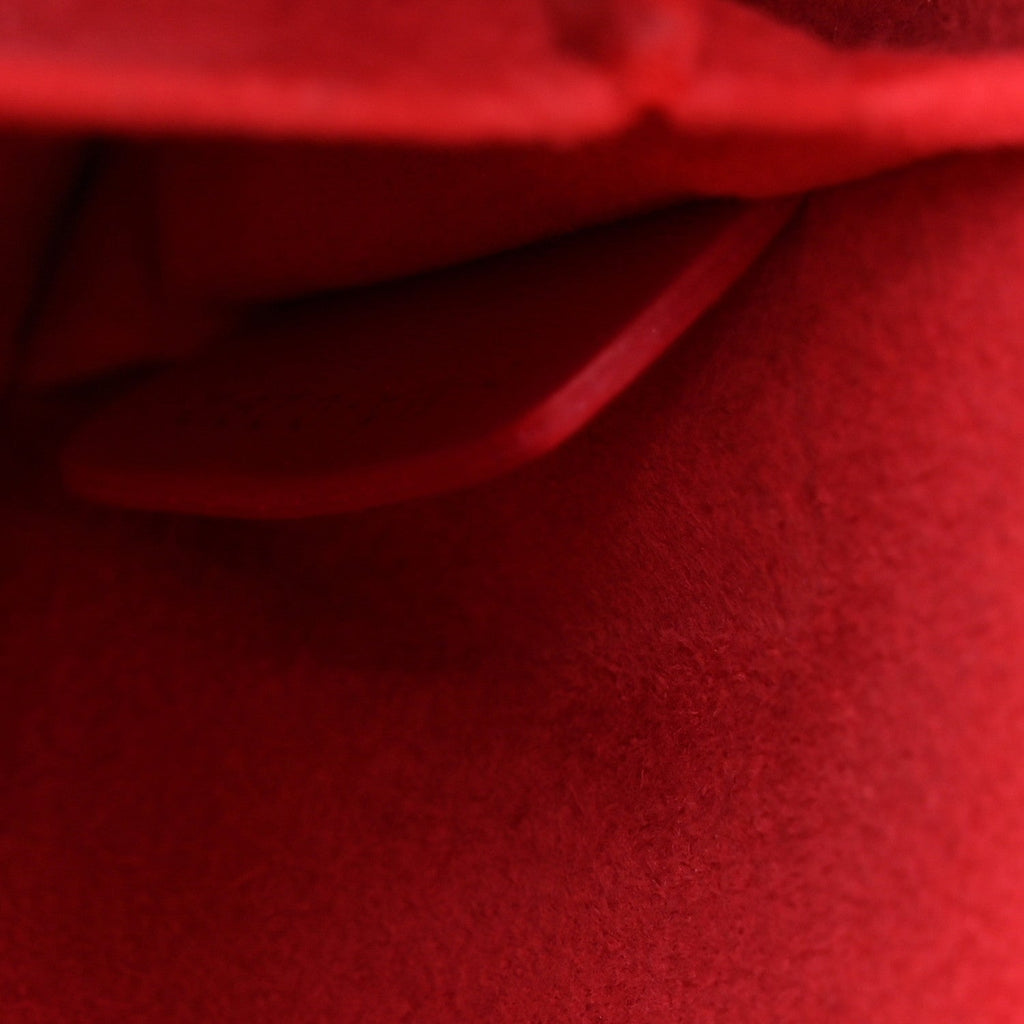 Lambskin Cannage Medium Lady D-Joy Red
