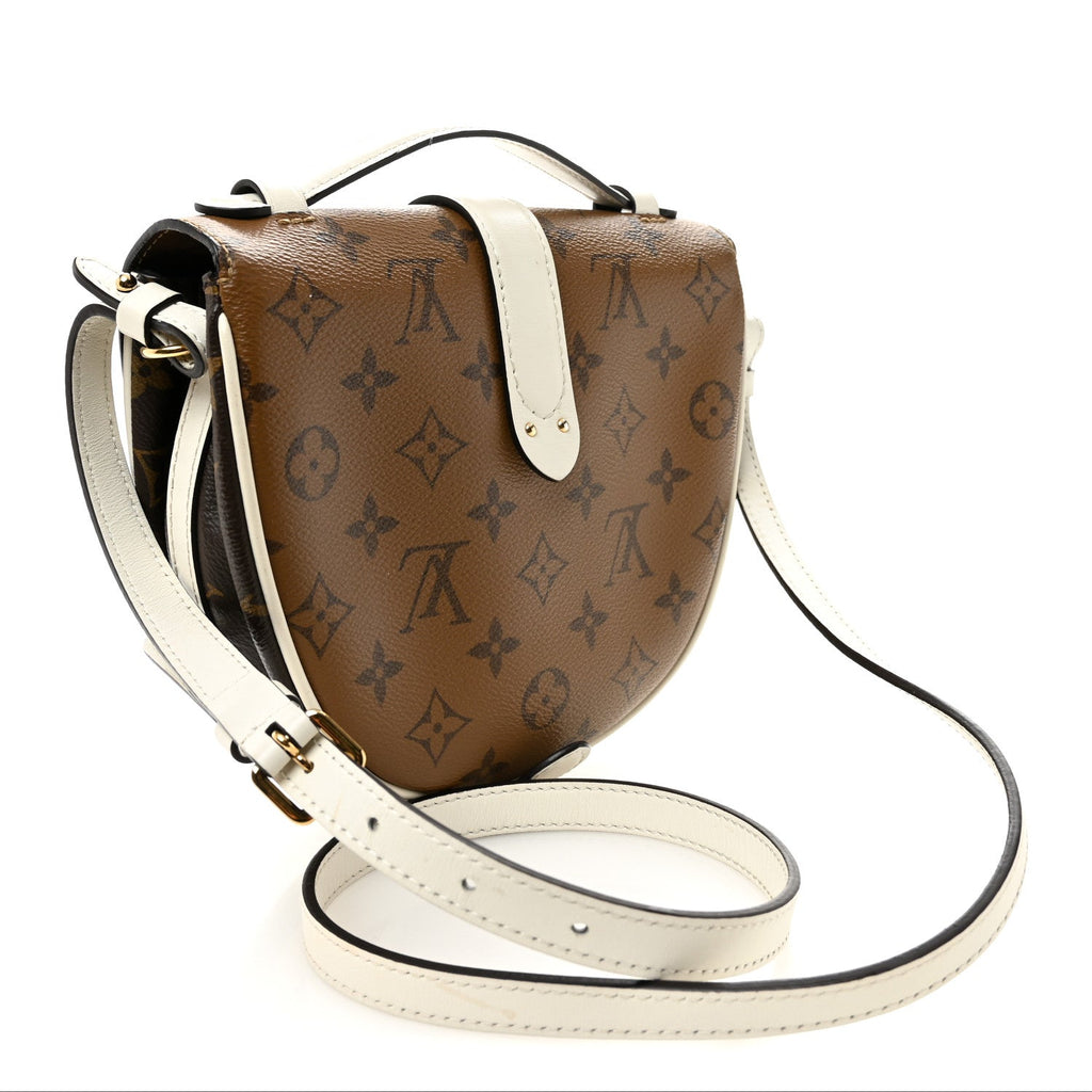 Reverse Monogram Chantilly Lock White