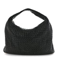 Nappa Intrecciato Large Veneta Hobo Black