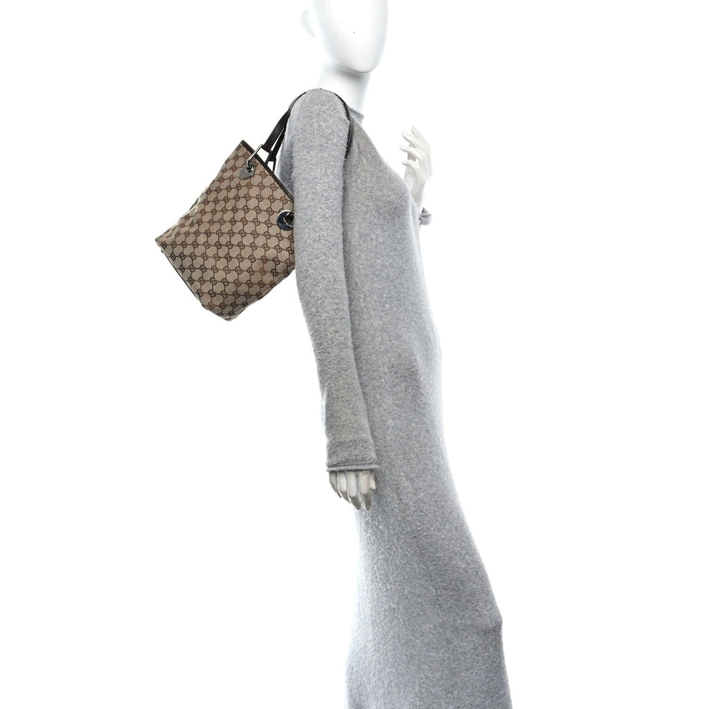 Monogram Small Eclipse Tote Brown