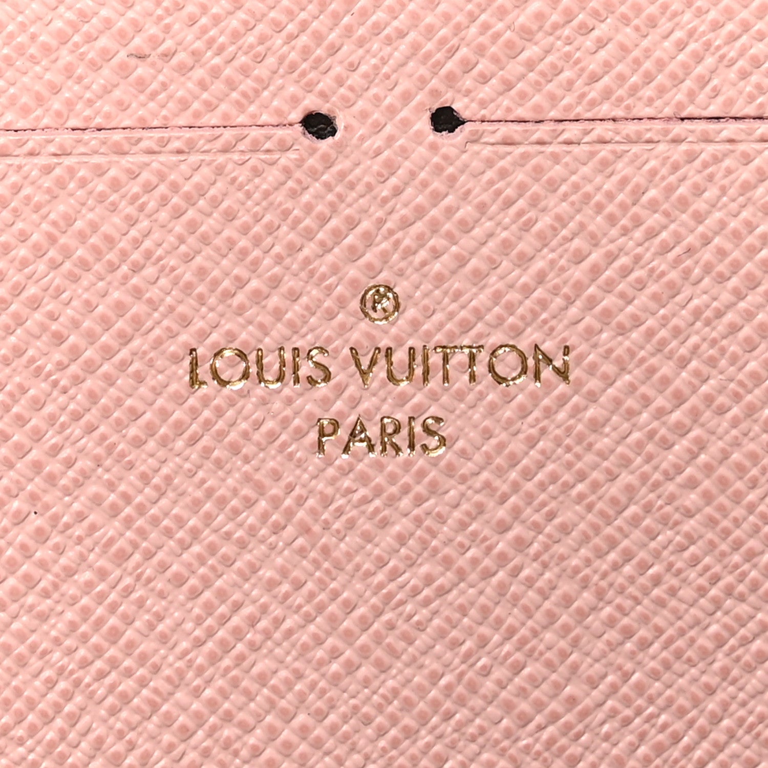 Monogram Clemence Wallet Rose Ballerine