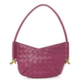 Nappa Intrecciato Mini Solstice Shoulder Bag Cinnabar