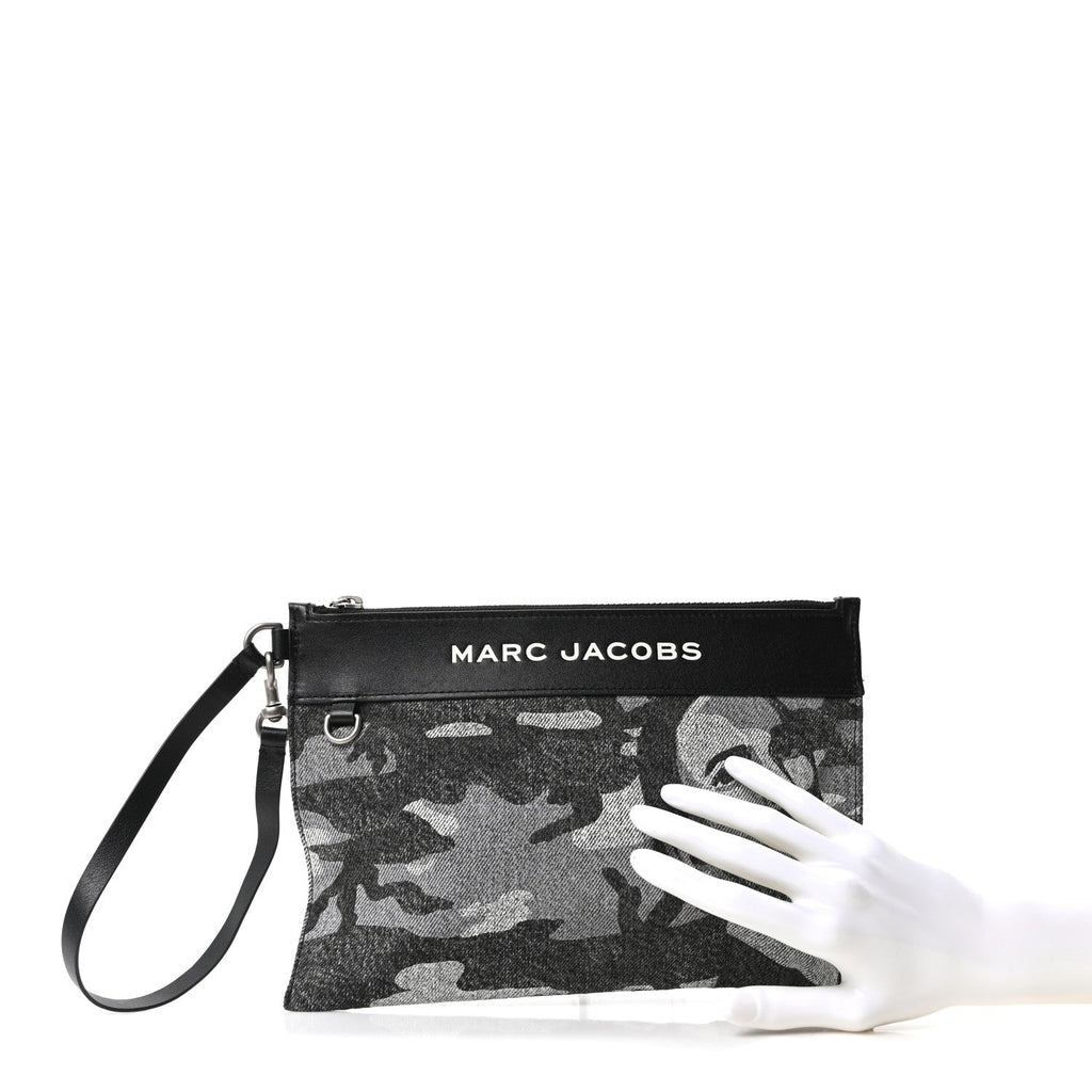 Denim Camo XL The Sack Flat Pouch Grey