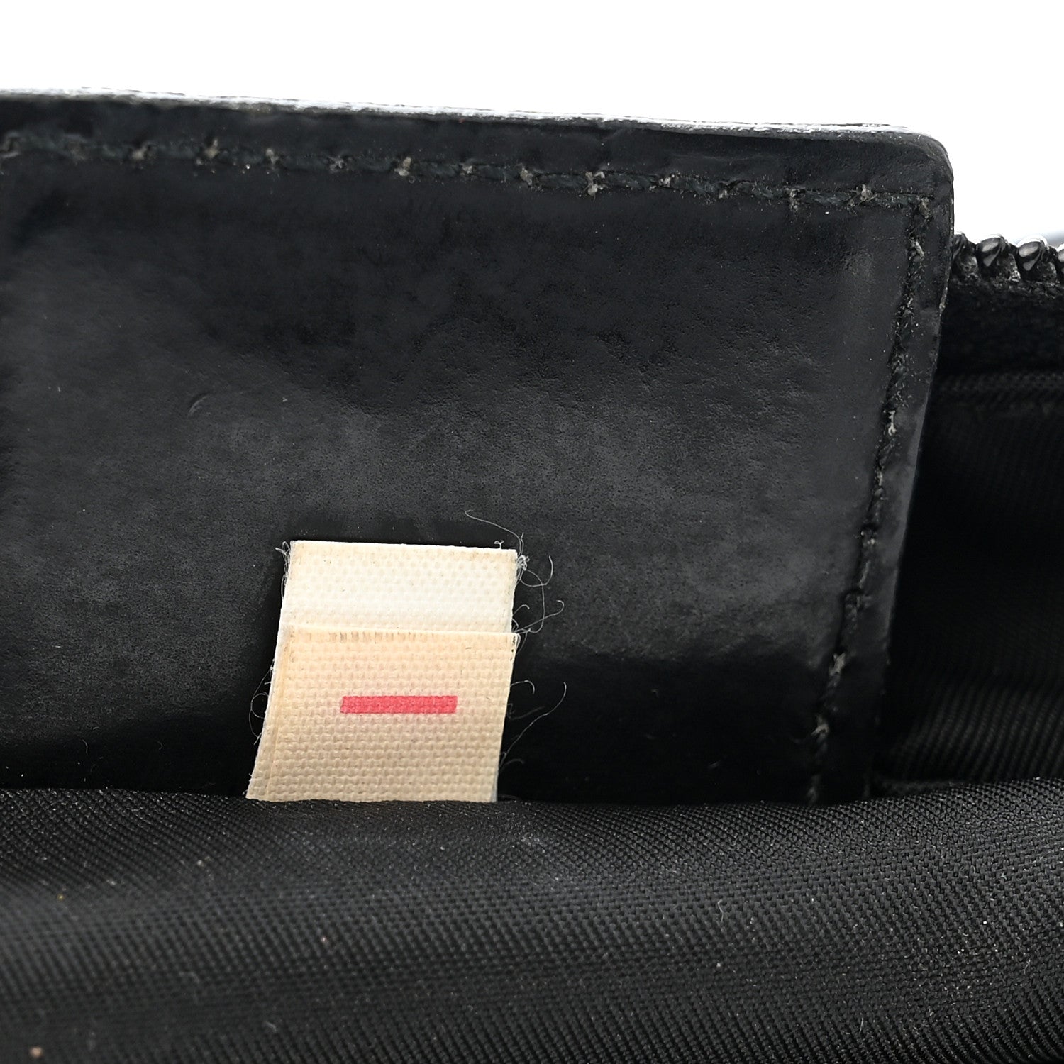 Tessuto Nylon Flat Messenger Bag Black