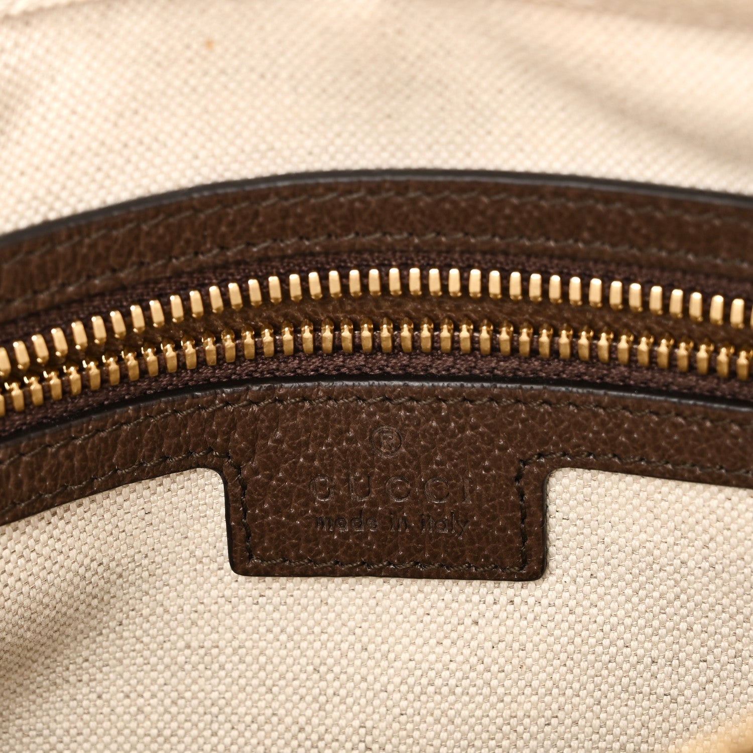 Monogram Jumbo GG Textured Dollar Calfskin Web Messenger Shoulder Bag Camel Ebony New Acero