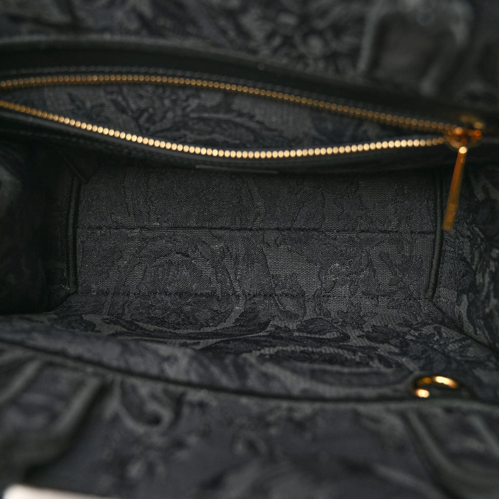 Jacquard Barocco Small Athena Tote Black