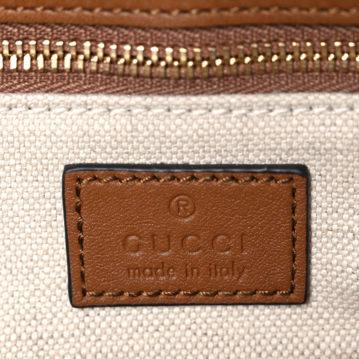 GG Supreme Monogram Horsebit 1955 Soft Small Shoulder Bag Beige Brown