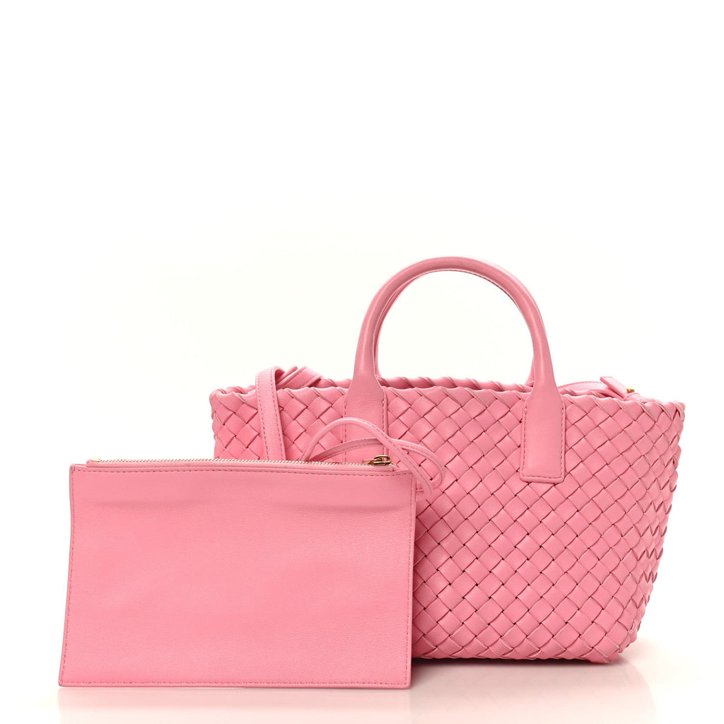 Nappa Intrecciato Mini Cabat Ribbon