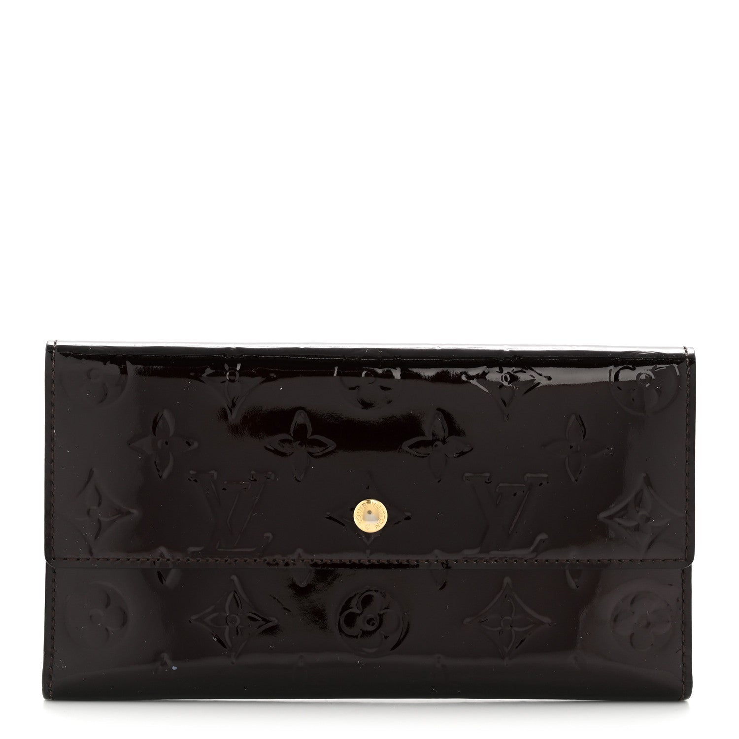 Vernis Porte Tresor International Wallet Amarante