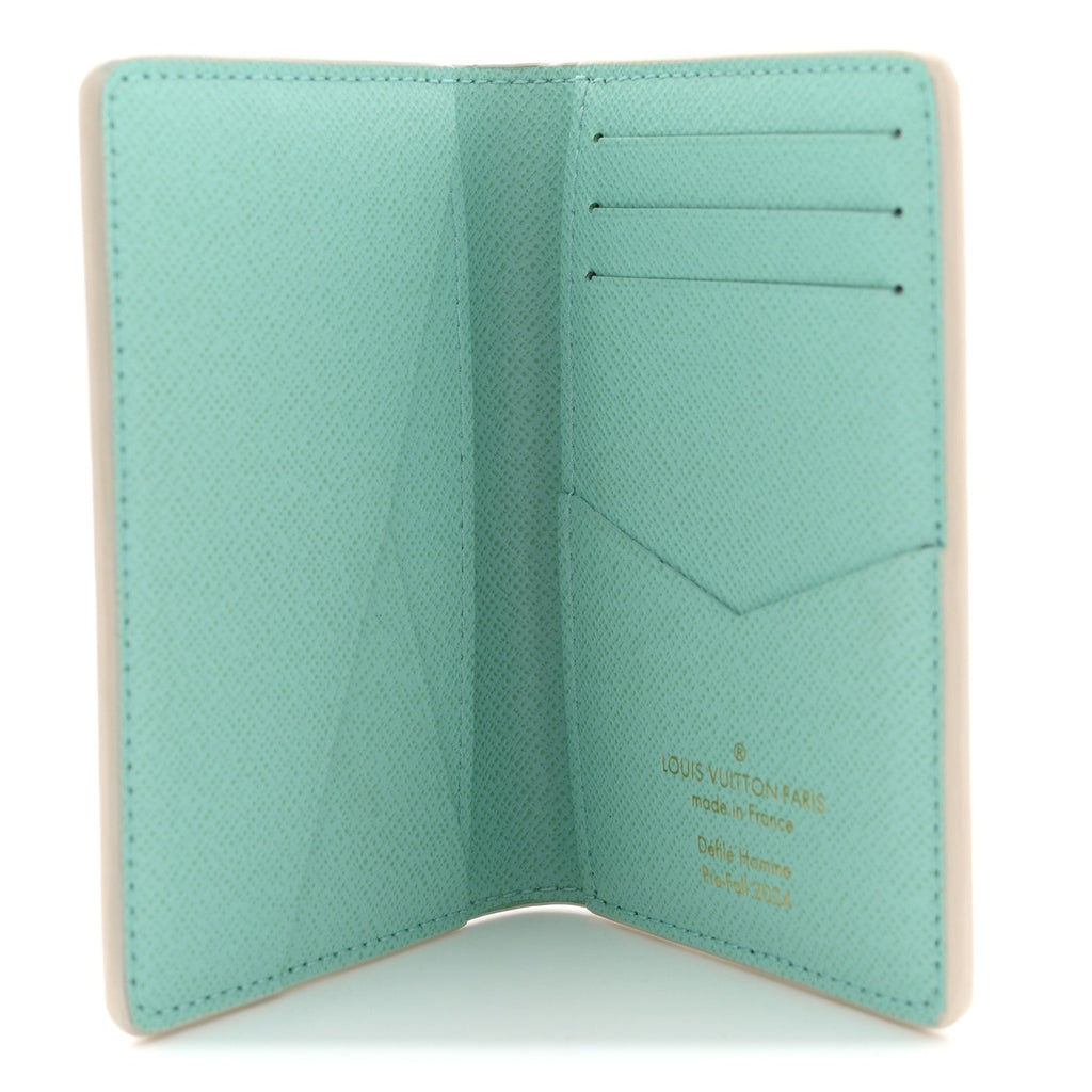 Damier Heritage Pocket Organizer White