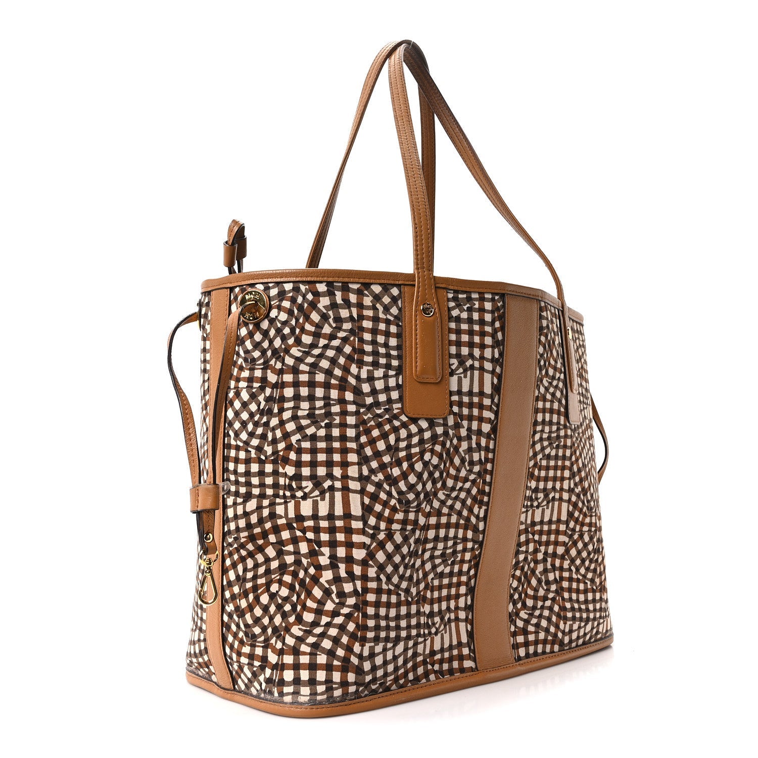 Visetos Medium Liz Reversible Shopper Tote Cognac