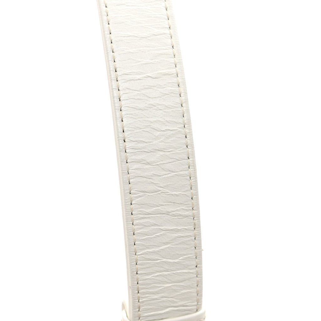 Sheepskin Braided Small Boy Reverso Flap White