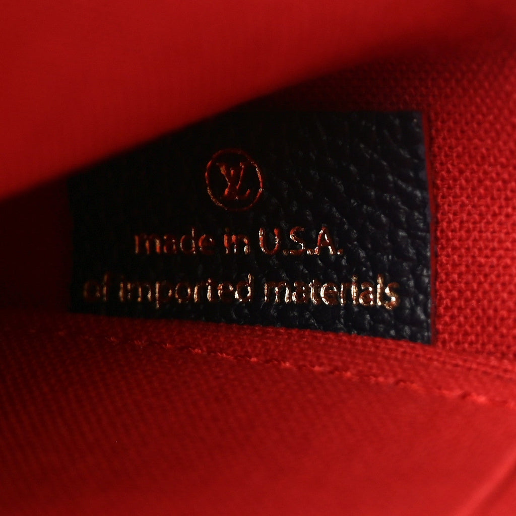 Empreinte Pochette Felicie Chain Wallet Marine Rouge