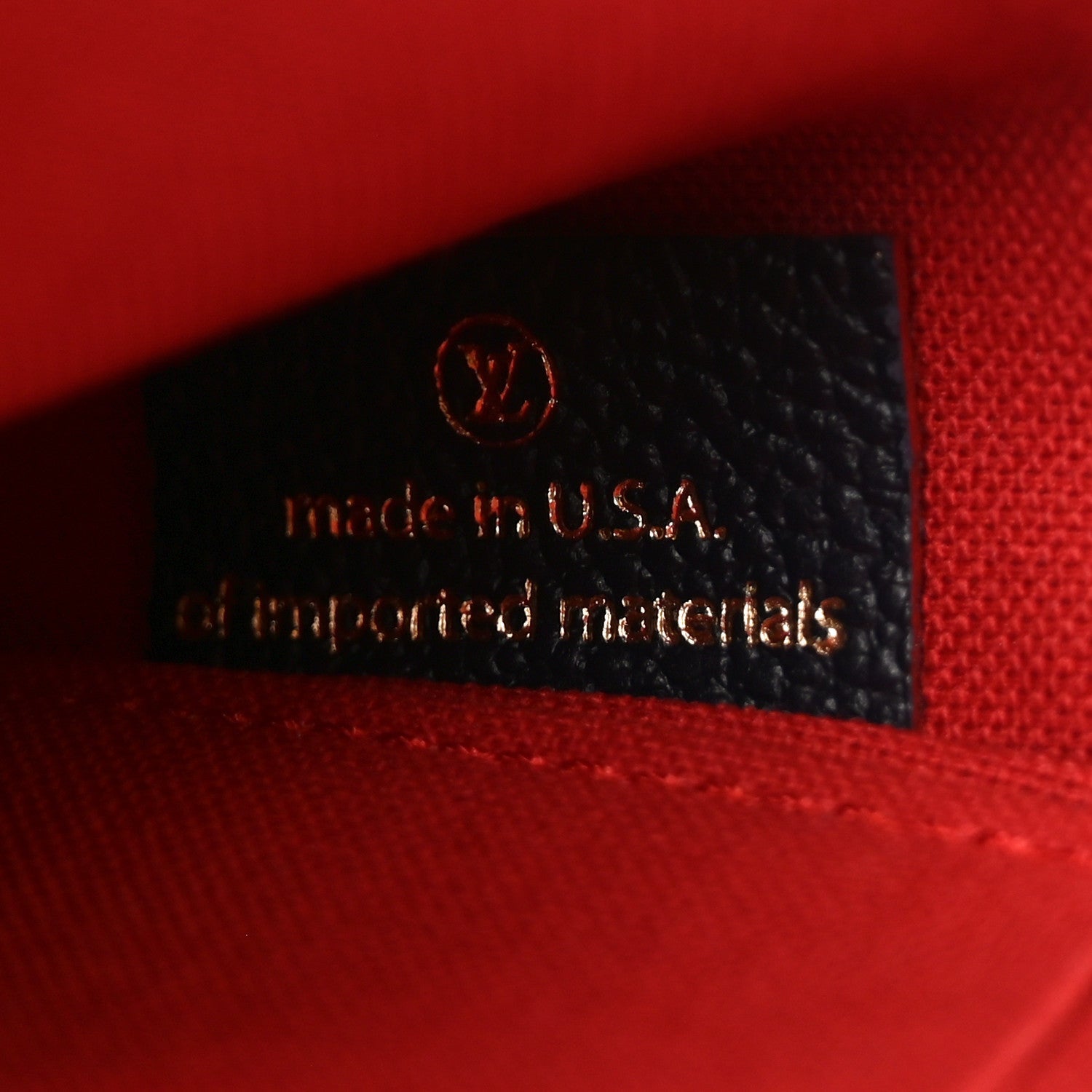 Empreinte Pochette Felicie Chain Wallet Marine Rouge