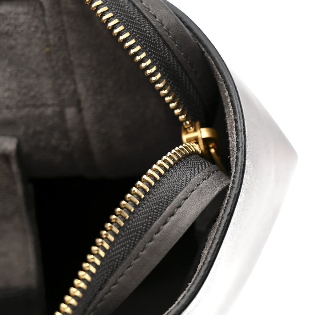 Smooth Calfskin Mini Belt Bag Grey
