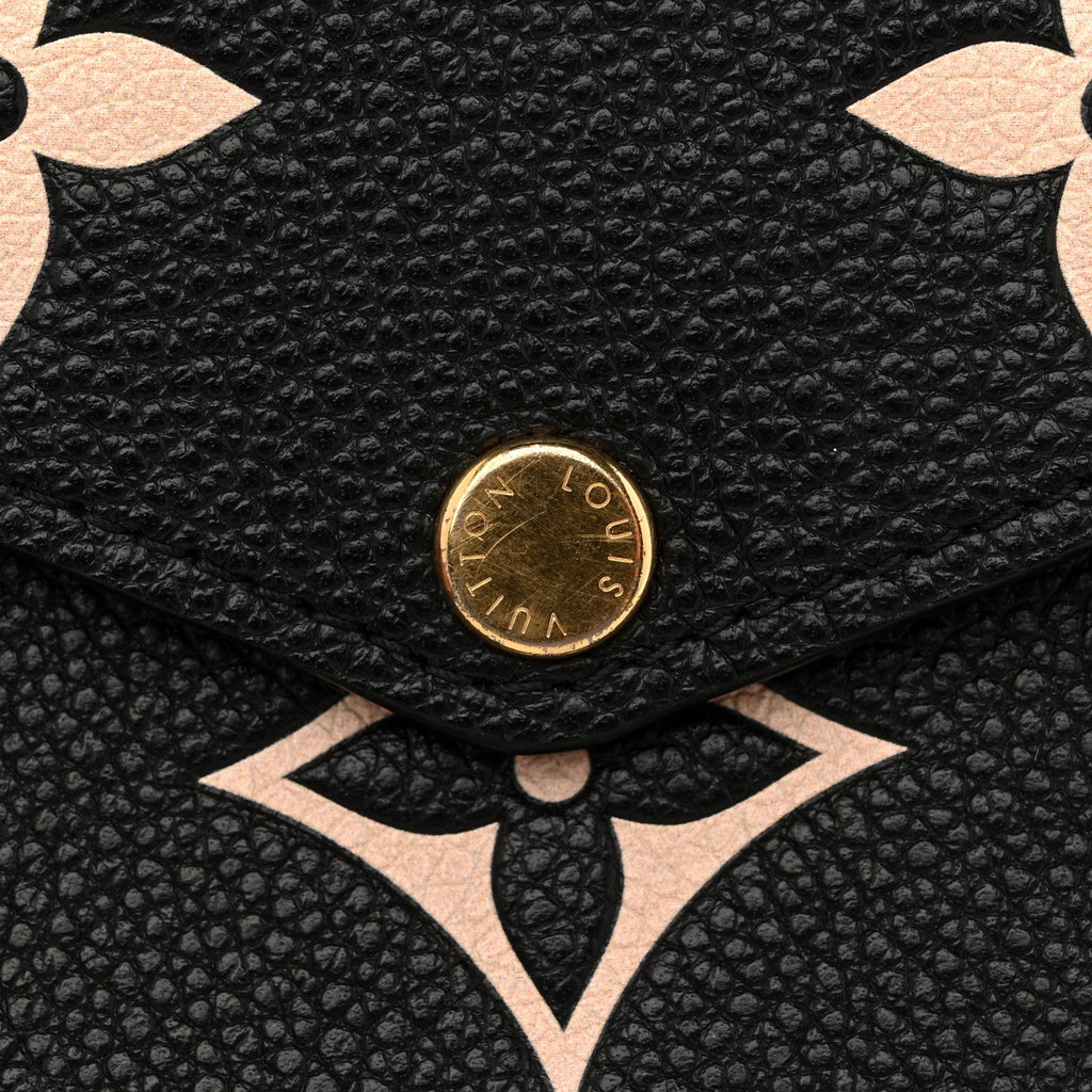 Empreinte Monogram Giant Felicie Pochette Black Beige