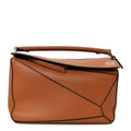 Calfskin Medium Puzzle Bag Tan