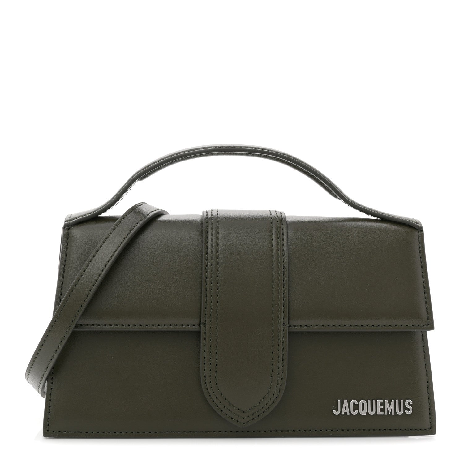 Smooth Calfskin Le Grand Bambino Dark Khaki