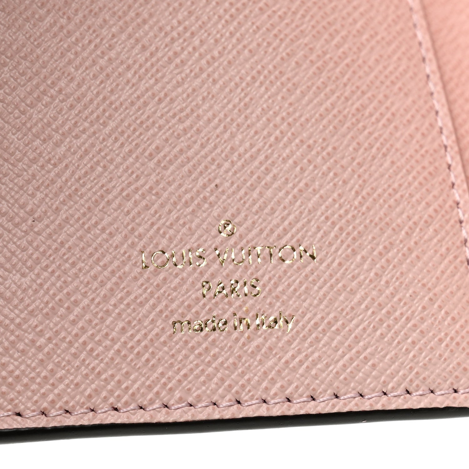 Damier Ebene Victorine Wallet Rose Ballerine