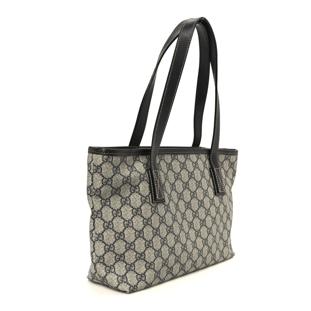 GG Supreme Monogram Small Joy Tote Navy