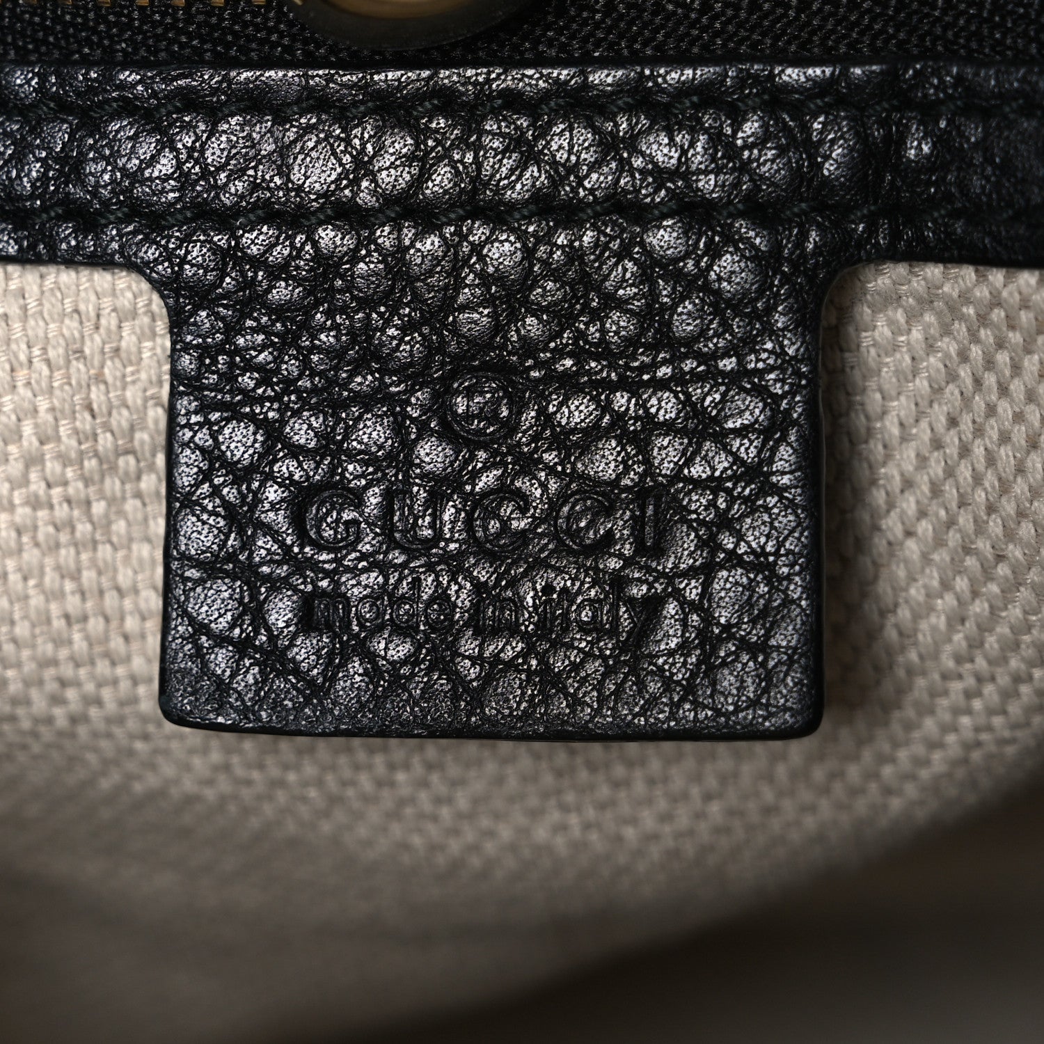Pebbled Calfskin Medium Soho Chain Shoulder Bag Black