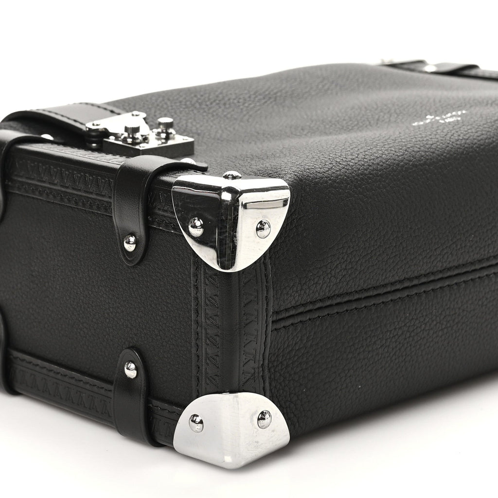 Calfskin Side Trunk MM Black