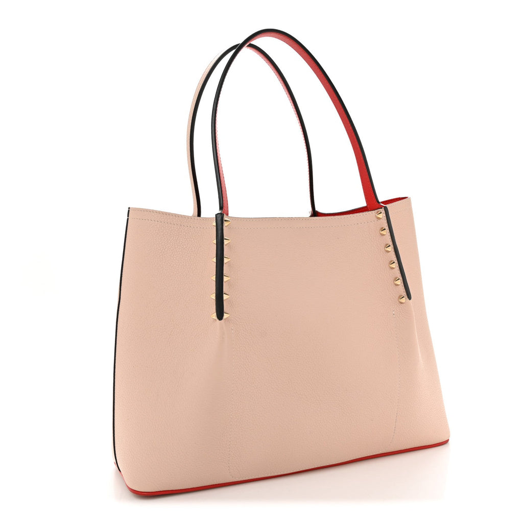 Calfskin Spiked Small Cabarock Shopper Tote Rose De Chine